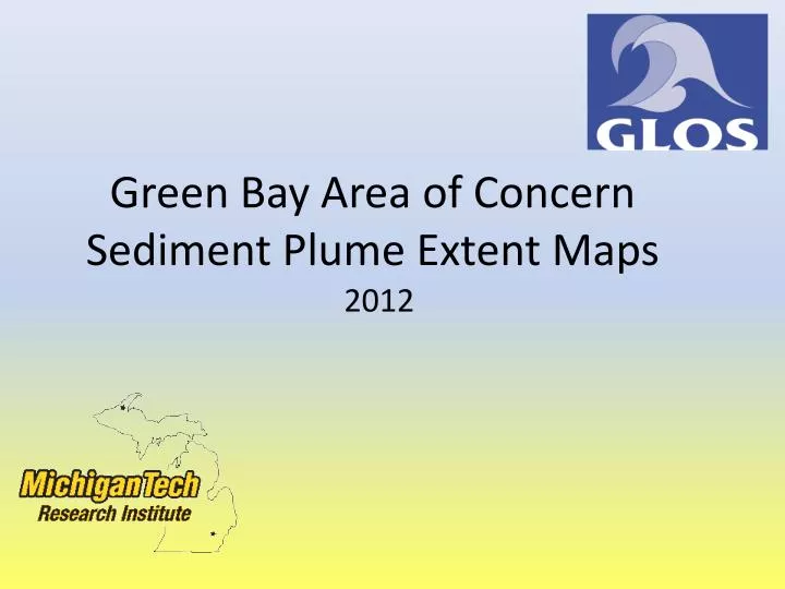 green bay area of concern sediment plume extent maps