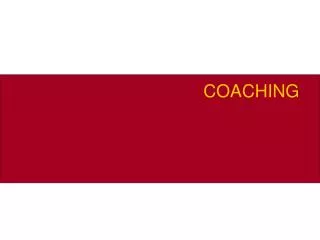 coaching