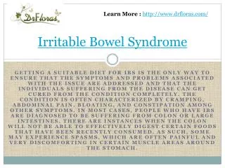 Irritable Bowel Syndrome Treatment