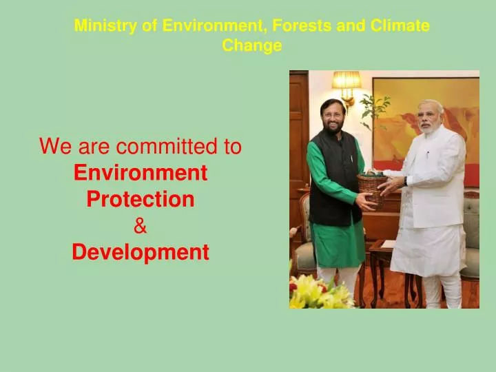 we are committed to environment protection development