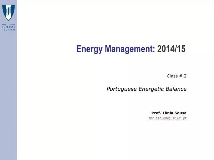 energy management 2014 15