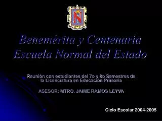 benem rita y centenaria escuela normal del estado