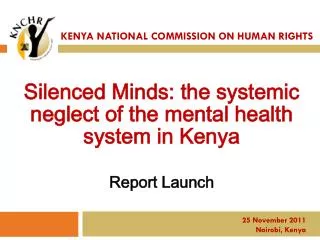 KENYA NATIONAL COMMISSION ON HUMAN RIGHTS