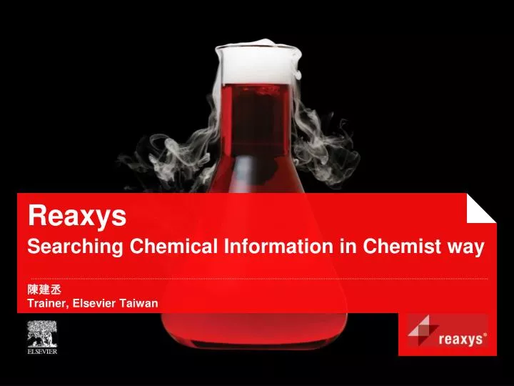 reaxys searching chemical information in chemist way