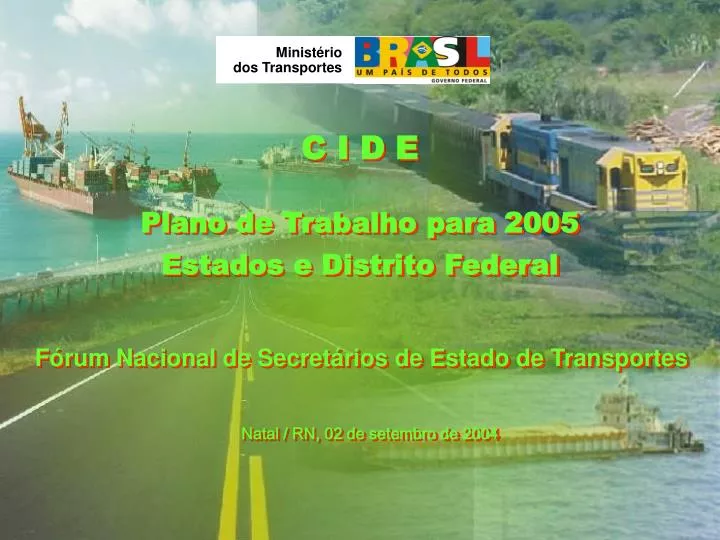 f rum nacional de secret rios de estado de transportes