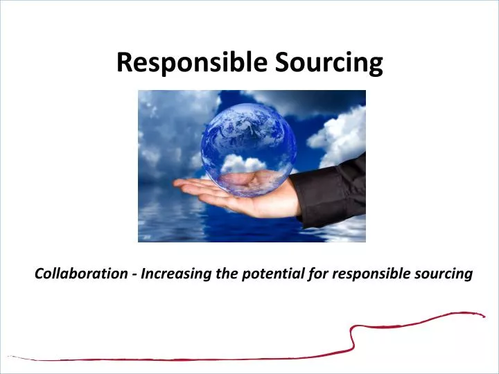 responsible sourcing