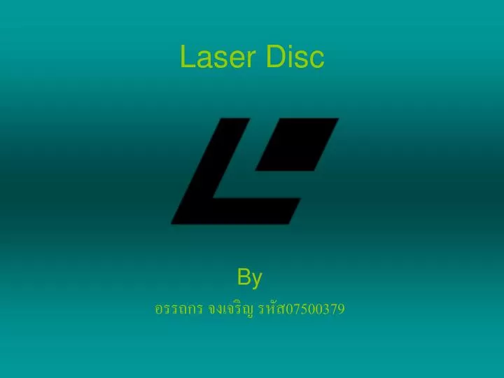 laser disc