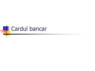 cardul bancar