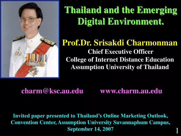 thailand and the emerging digital environment