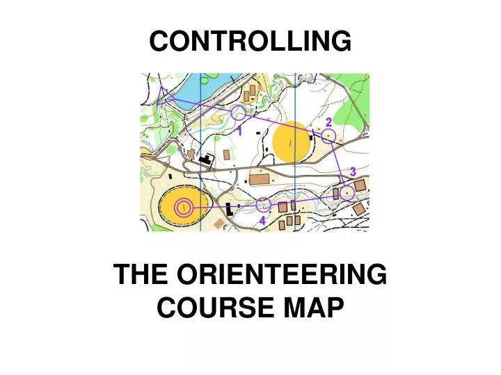 controlling the orienteering course map