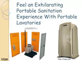 Feel an Exhilarating Portable Sanitation Experience With Por