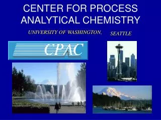 CENTER FOR PROCESS ANALYTICAL CHEMISTRY
