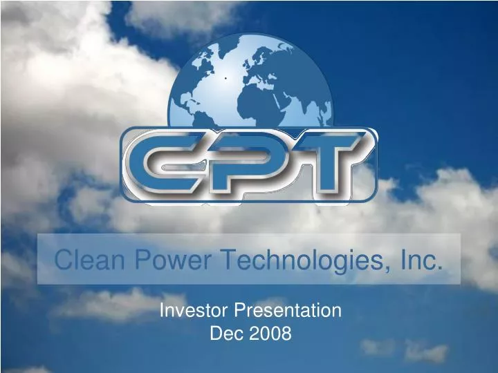 clean power technologies inc
