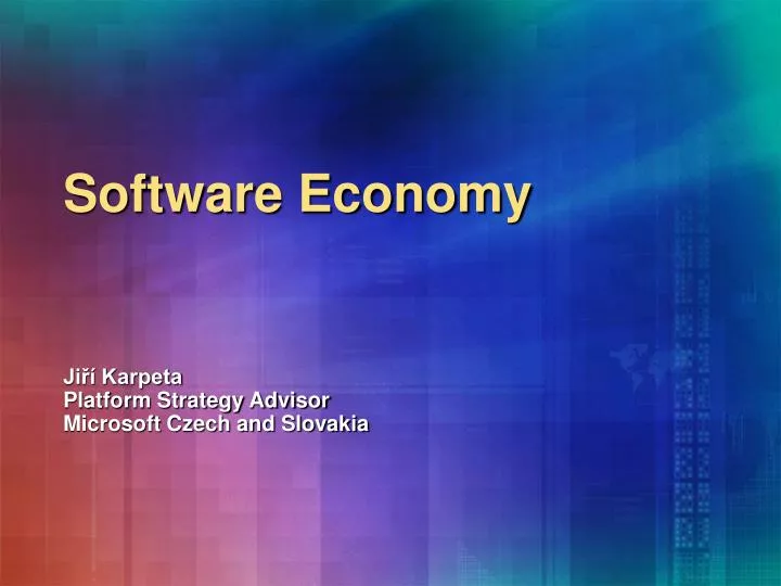 software economy