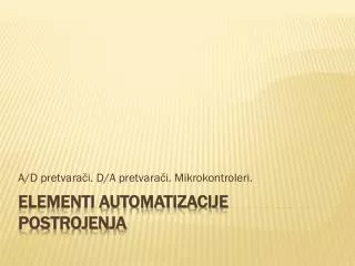 a d pretvara i d a pretvara i mikrokontroleri