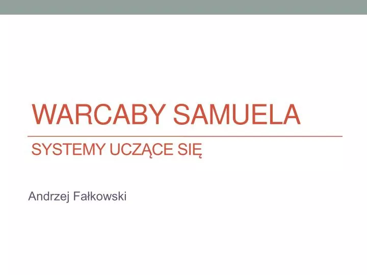 warcaby samuela