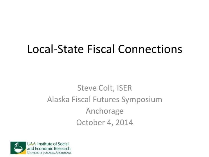 local state fiscal connections