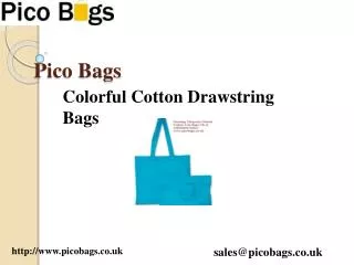 Online Cotton Drawstring bags
