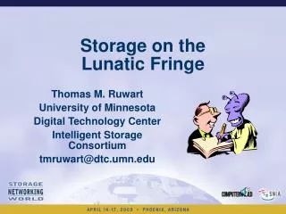 storage on the lunatic fringe