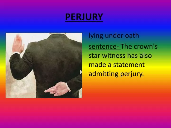 perjury