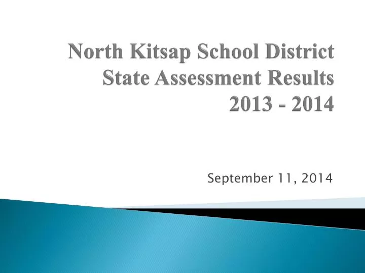 north kitsap school district state assessment results 2013 2014