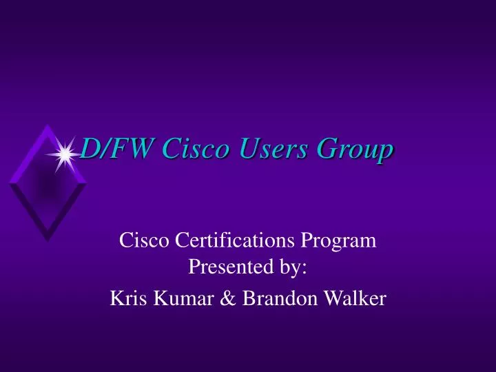 d fw cisco users group