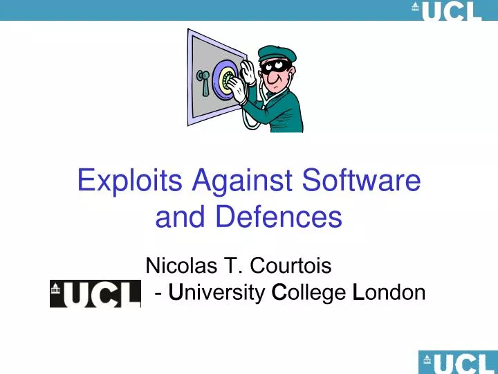 exploits against software and defences