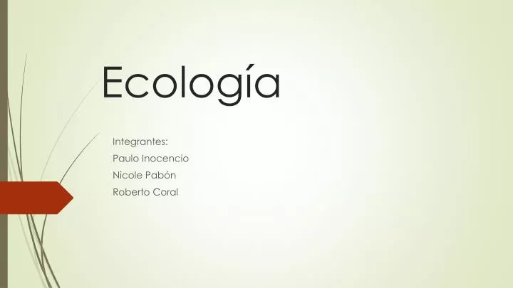 ecolog a