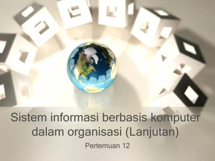 sistem informasi berbasis komputer dalam organisasi lanjutan
