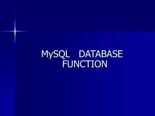 PPT - Pengenalan Database MySQL PowerPoint Presentation, Free Download ...