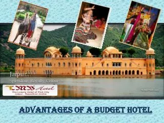 Advantagexs of Budget Hotels in Jaipur