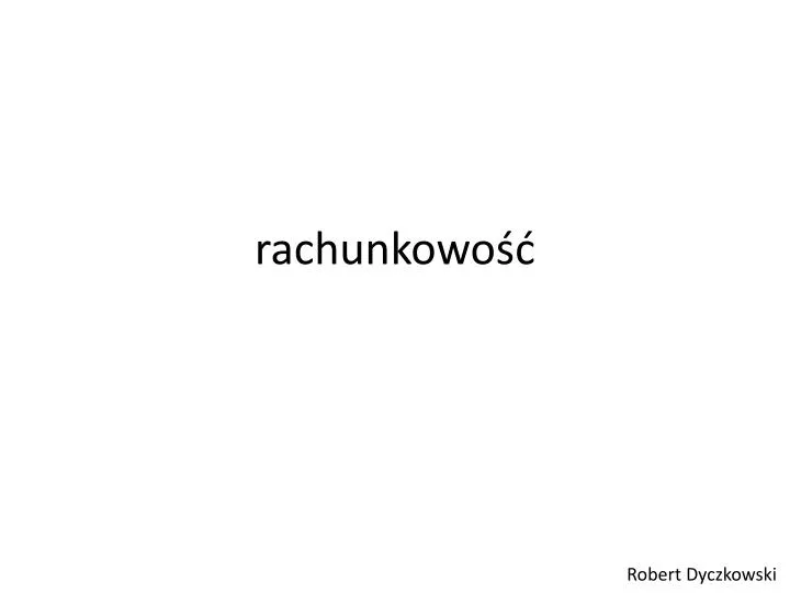 rachunkowo