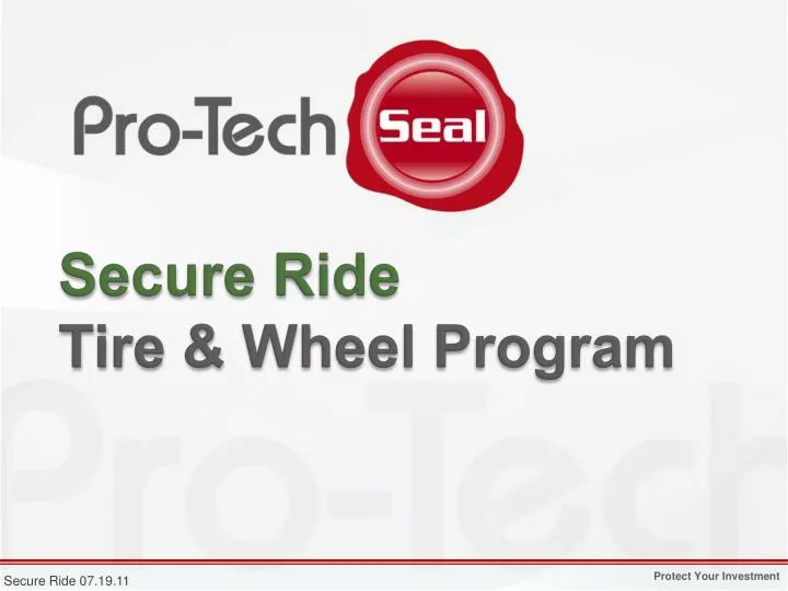 secure ride tire wheel program