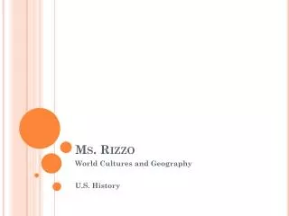 Ms. Rizzo