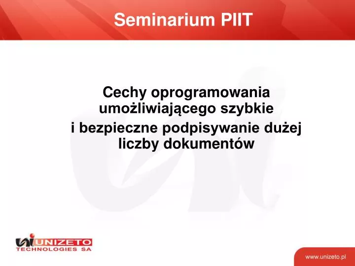 seminarium piit