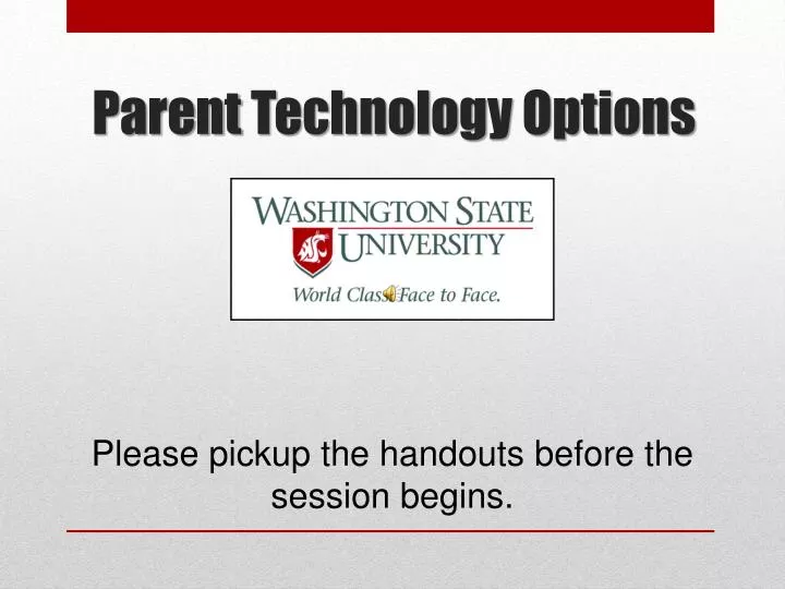 parent technology options