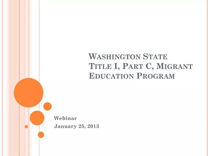 washington state title i part c migrant education program