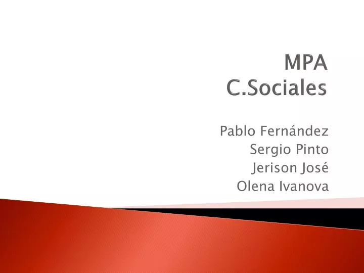 mpa c sociales