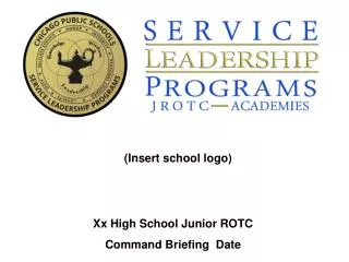 Xx High School Junior ROTC Command Briefing Date