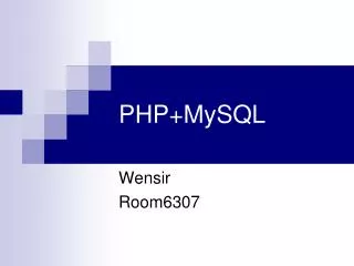 php mysql
