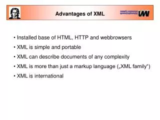 Advantages of XML