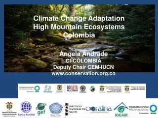 Climate Change Adaptation High Mountain Ecosystems Colombia