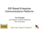 SIP-Based Enterprise Communications Platforms - slide 1