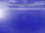 第 8 章 SQL Server 数据库管理系统概论 - slide 1