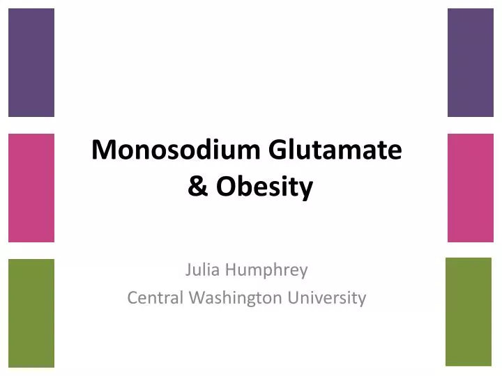 monosodium glutamate obesity