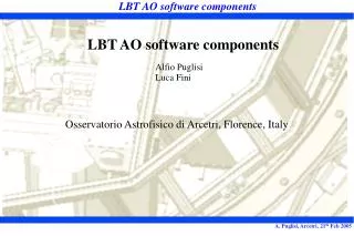 LBT AO software components