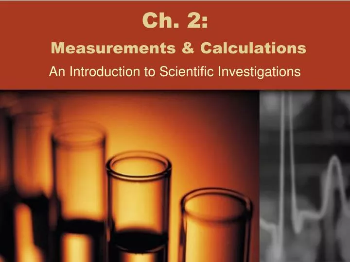 ch 2 measurements calculations