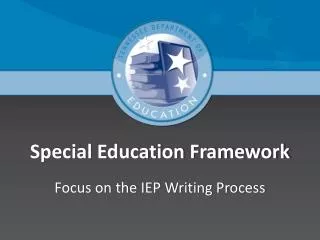 special education framework