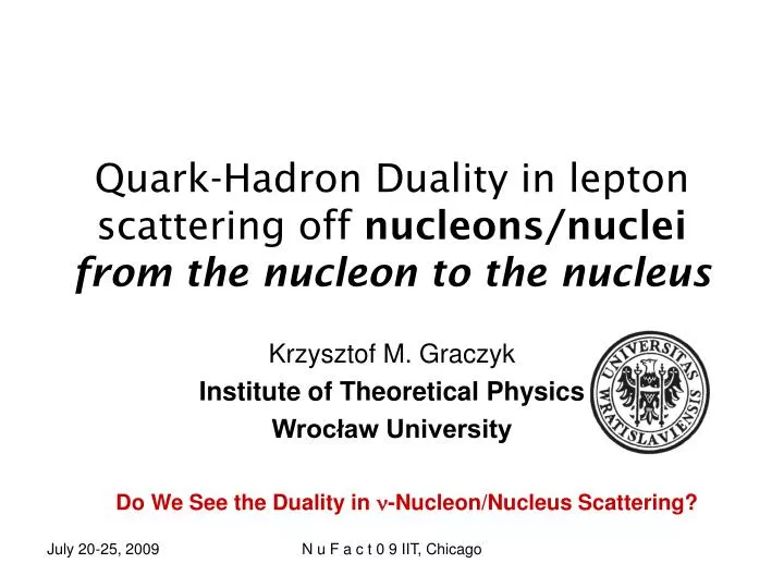 quark hadron duality in lepton scattering off nucleons nuclei from the nucleon to the nucleus