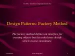 Design Patterns: Factory Method - slide 1